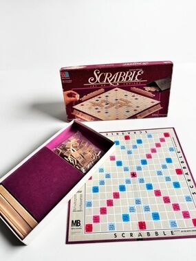 Scrabble Vintage Jeu Français Complet MB Milton Bradley
